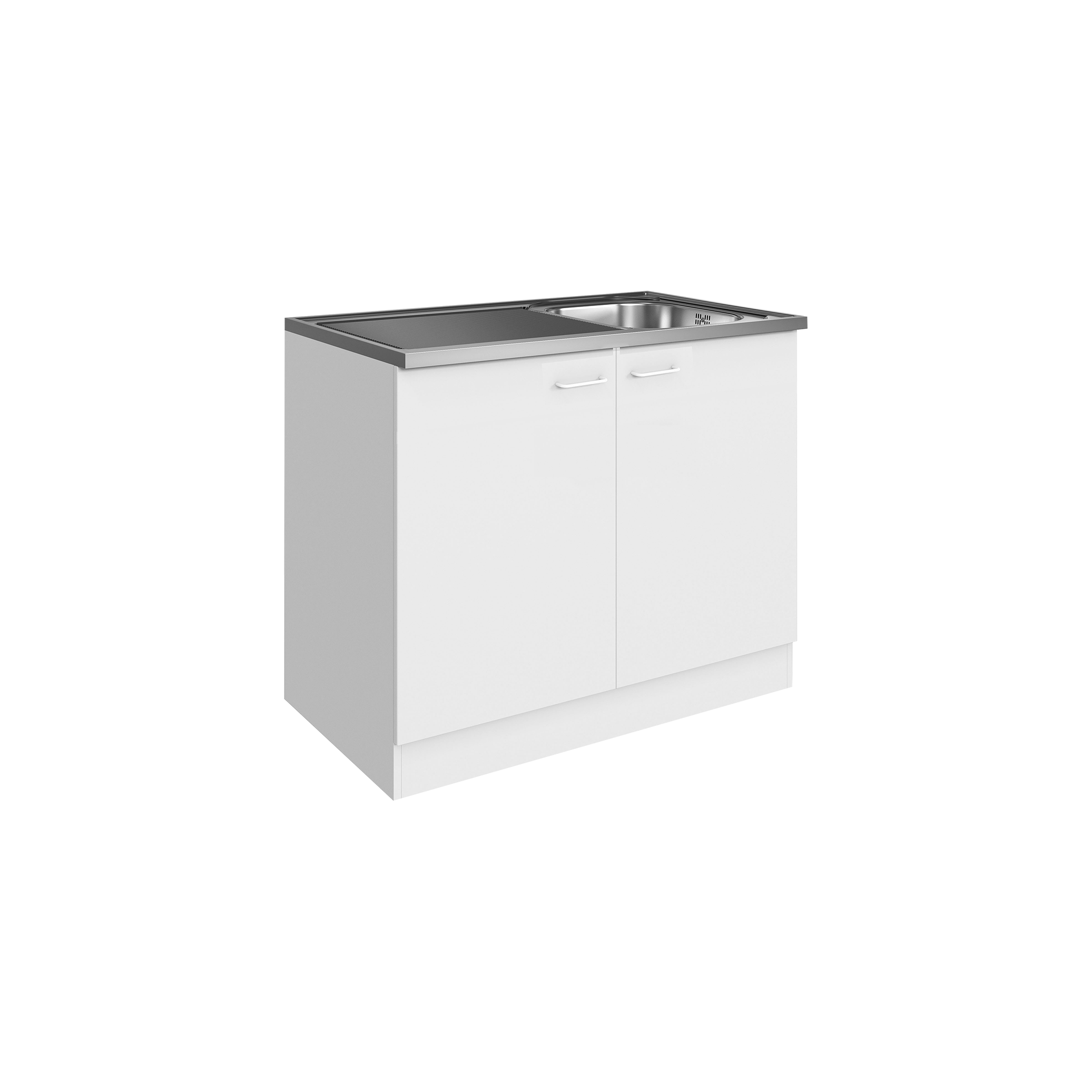 Spülenschrank Weiß mit Spüle