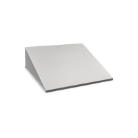 Schrägdach für Spinde in Lichtgrau