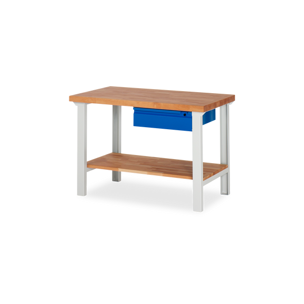 Profi-Werkbank mit Ablageboden und 1x Schublade