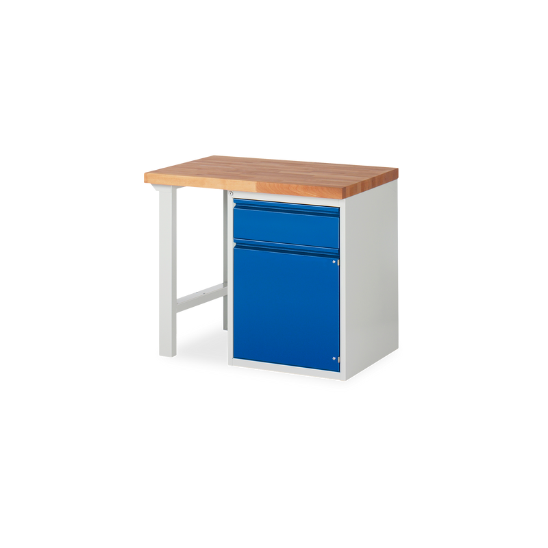 Profi-Werkbank mit 1x Schublade und 1x Türe