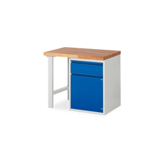 Profi-Werkbank mit 1x Schublade und 1x Türe