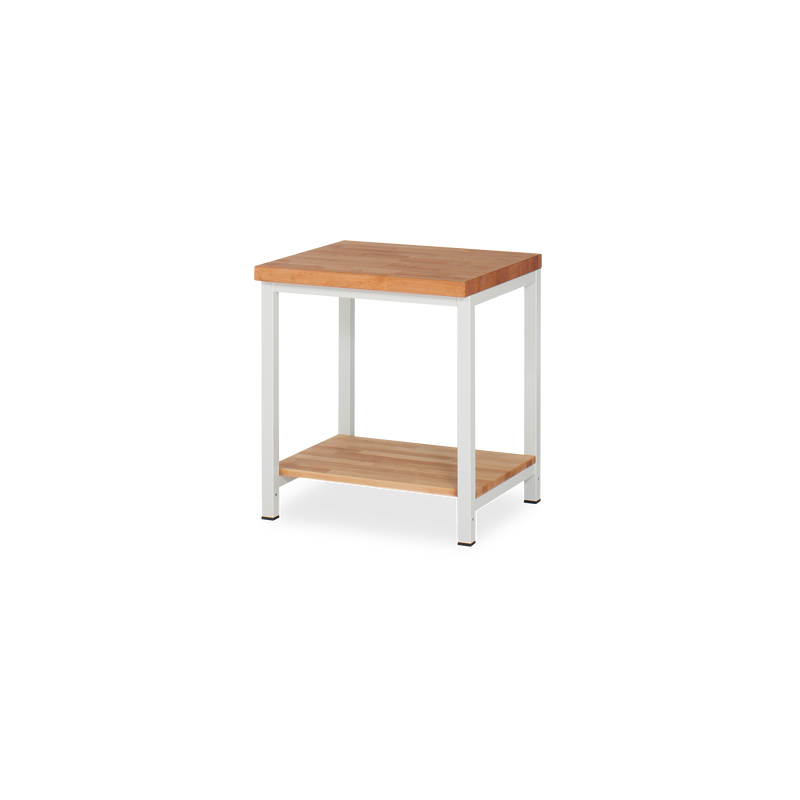 Profi-Werkbank mit Holz-Ablageboden