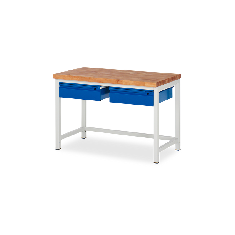 Profi-Werkbank mit 2x Schubladen