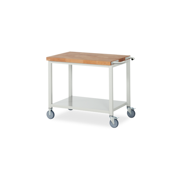 Fahrbare Werkbank mit Ablageboden