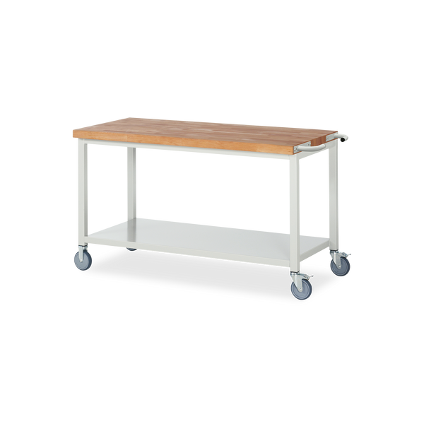 Fahrbare Werkbank mit Ablageboden