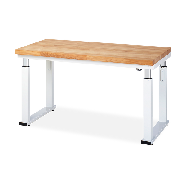 Werkbank elektrisch höhenverstellbar – Buche 40 mm – Flächenlast 600 kg