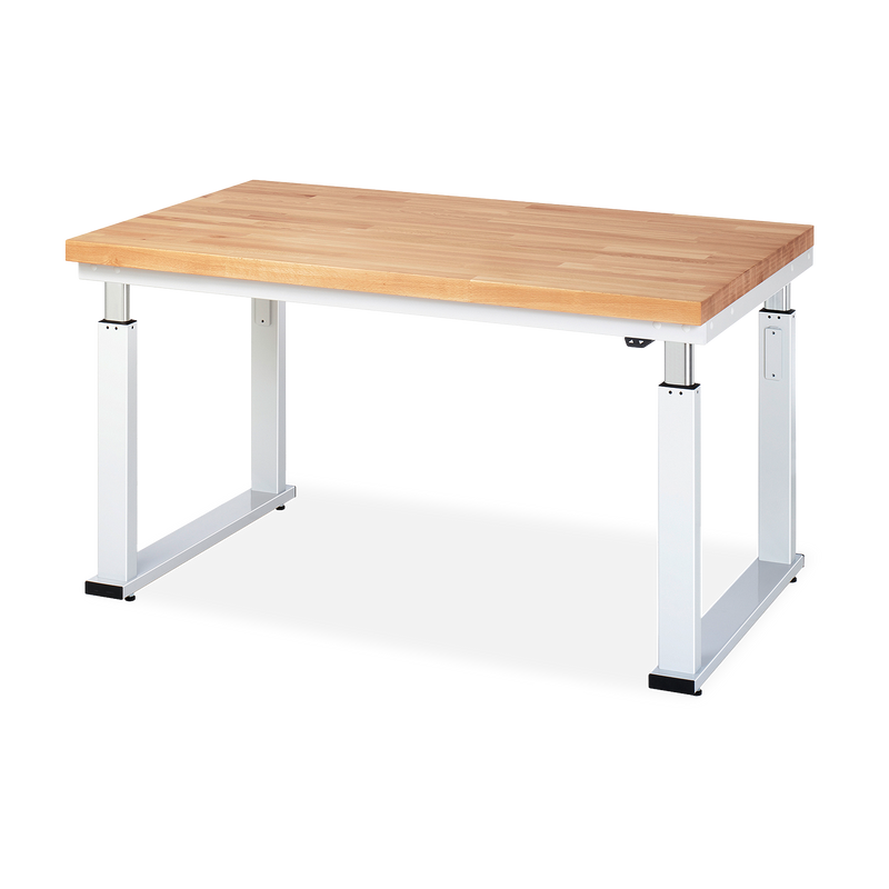 Werkbank elektrisch höhenverstellbar – Buche 40 mm – Flächenlast 600 kg