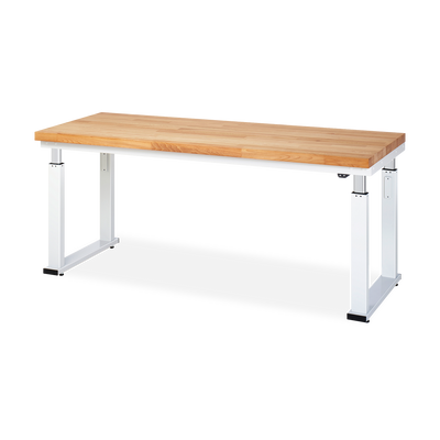 Werkbank elektrisch höhenverstellbar – Buche 40 mm – Flächenlast 600 kg
