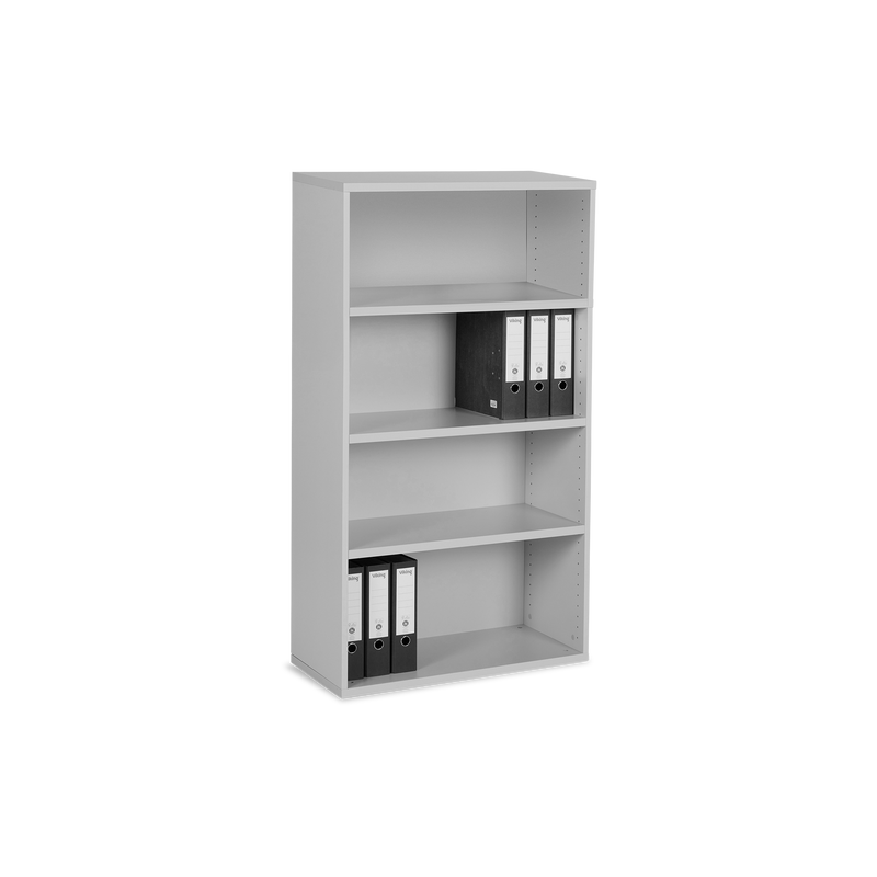 Aktenregal aus Holz – 800 x 375 x 1445 (4 OH) – Grau