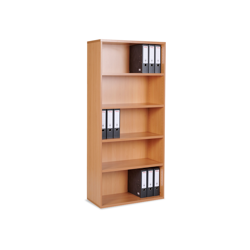 Aktenregal aus Holz – 800 x 375 x 1800 (5 OH) – Buche