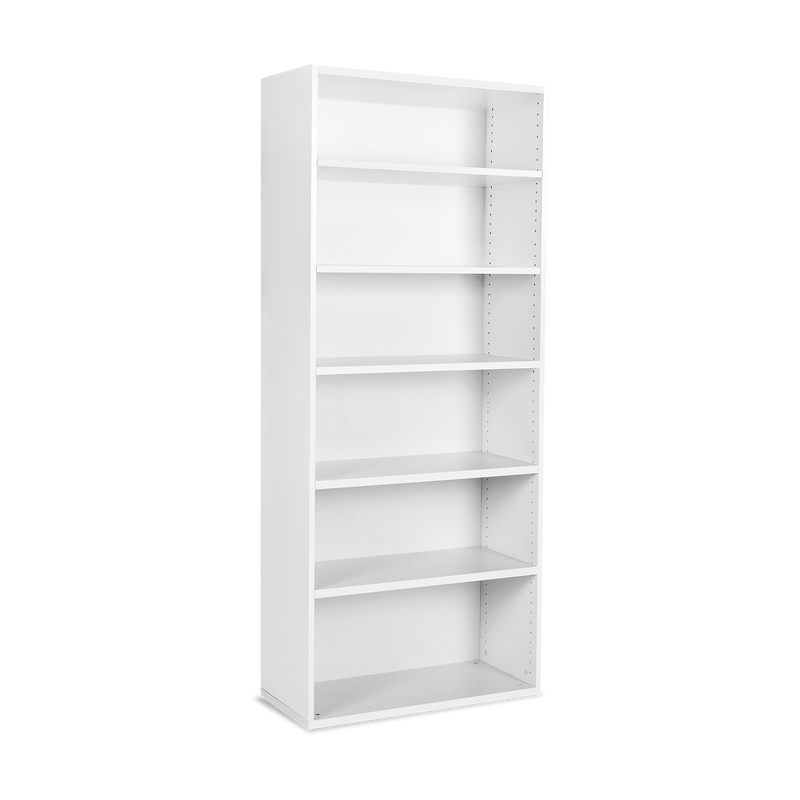 Aktenregal aus Holz – 800 x 375 x 2150 (6 OH) – Weiß
