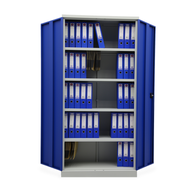 Aktenschrank (Zerlegt) aus Stahl – 915 x 420 (5 OH) – Korpus in Lichtgrau