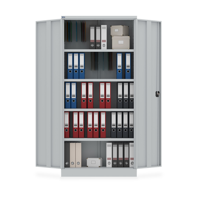 Aktenschrank (Zerlegt) aus Stahl – 915 x 420 (5 OH) – Korpus in Lichtgrau