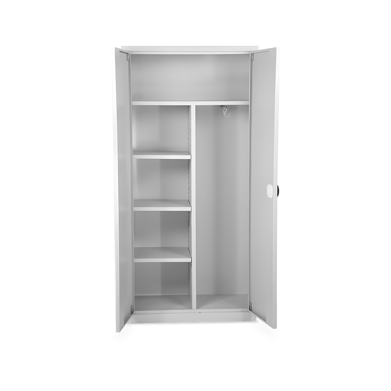 Kleideraktenschrank – 920 x 420 (5 OH) – Korpus in Lichtgrau