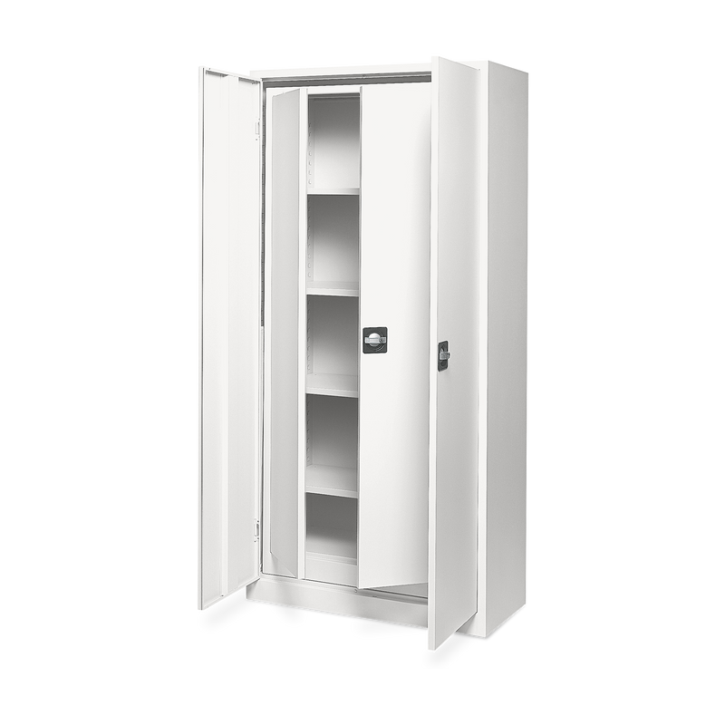 Aktenschrank SET- 2 in 1 – Reinweiß / Reinweiß