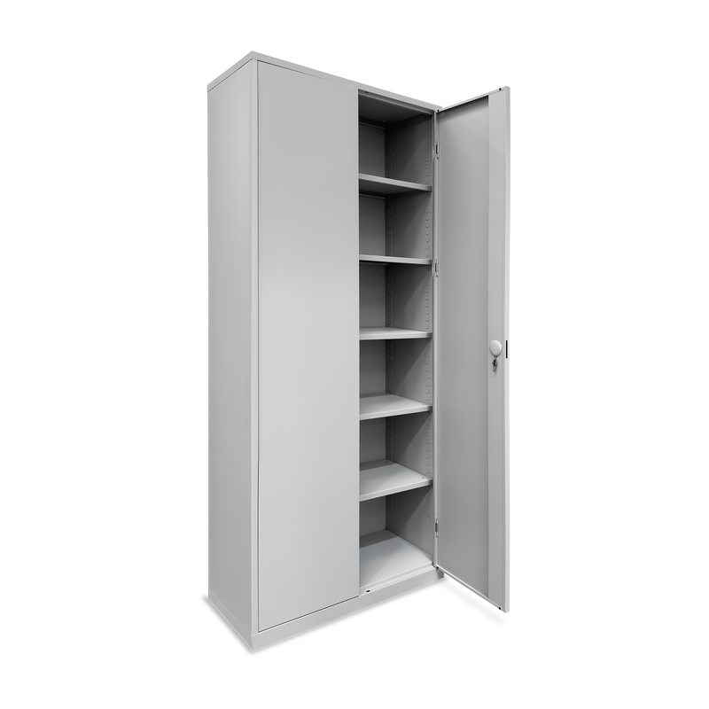 Aktenschrank aus Stahl – 920 x 420 (6 OH) – Korpus in Lichtgrau