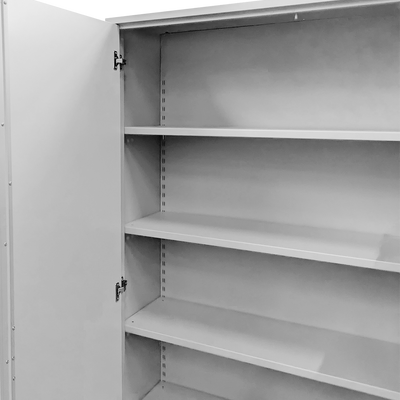 Aktenschrank Stahl & Holz – Fachböden oder Garderobe