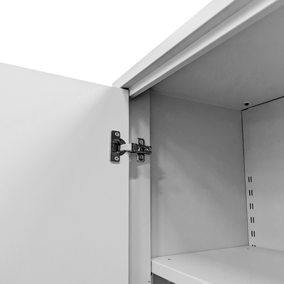 Aktenschrank Stahl & Holz – Fachböden oder Garderobe