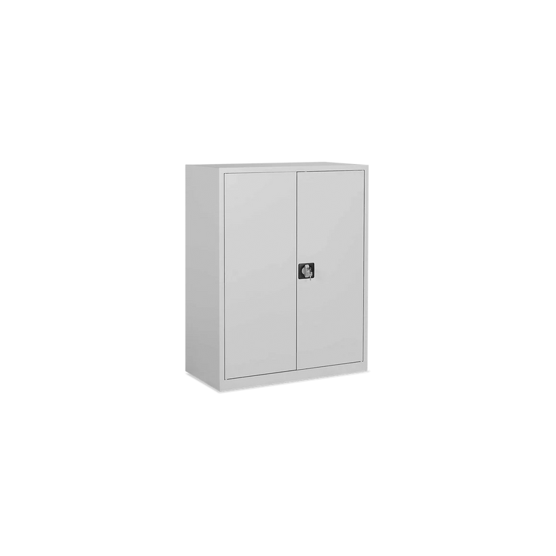 Aktenschrank aus Stahl – 800 x 420 (2,5 OH) – Korpus in Lichtgrau