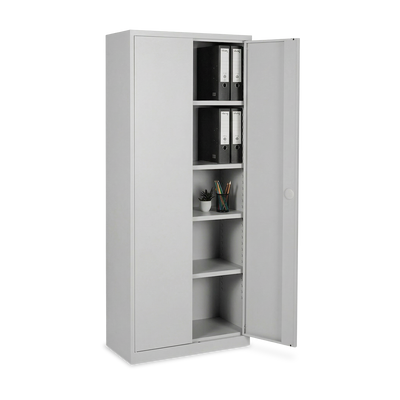 Aktenschrank aus Stahl – 600 x 380 (4,5 OH) – Korpus in Lichtgrau