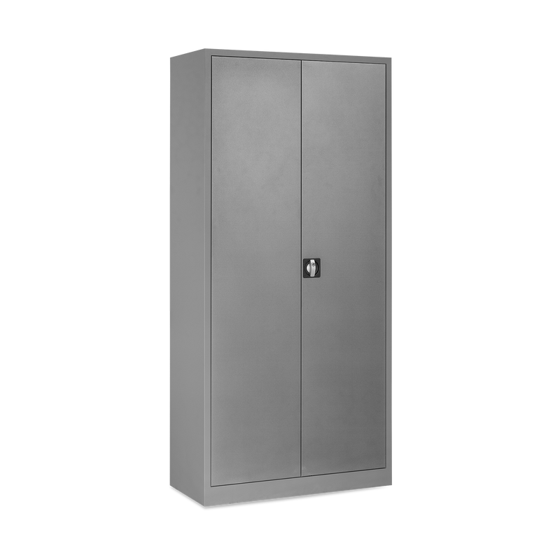 Aktenschrank aus Stahl – 920 x 420 (5 OH) – Korpus in Weißaluminium