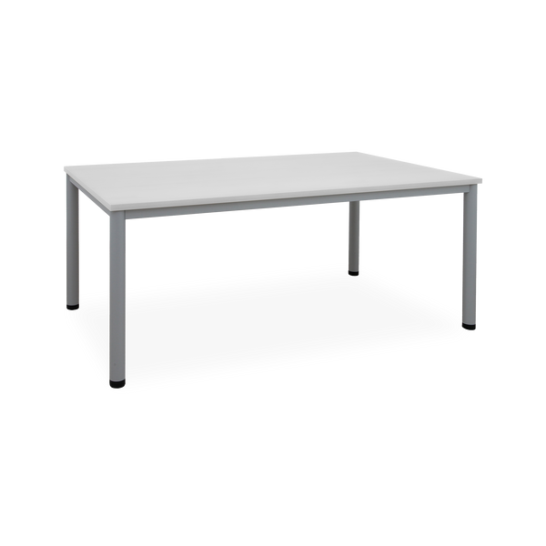 Schreib- & Besprechungstisch (diverse Maße) – G: Weißaluminium