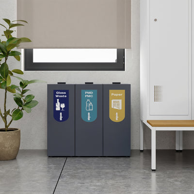 Recycling Mülleimer (Optional mit Cover)