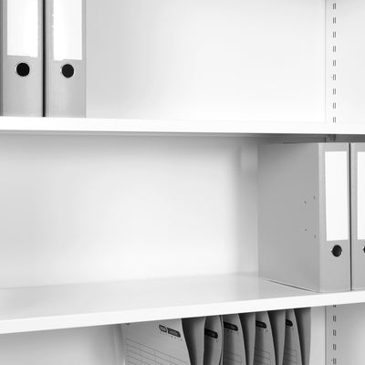 Stahl-Rollladenschrank (5 OH) – Korpus in Signalweiß