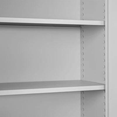 Aktenschrank aus Stahl – 800 x 380 (4,5 OH) – Korpus in Lichtgrau