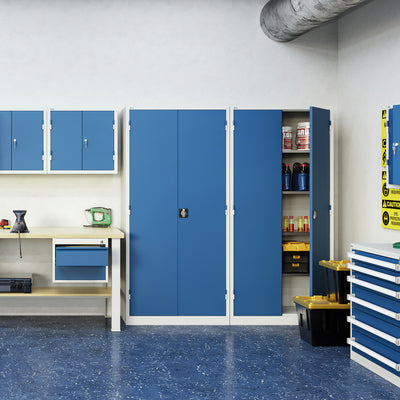 Schwerlastschrank (150 kg) mit 4 Böden (1000 x 500 x 1945 mm)