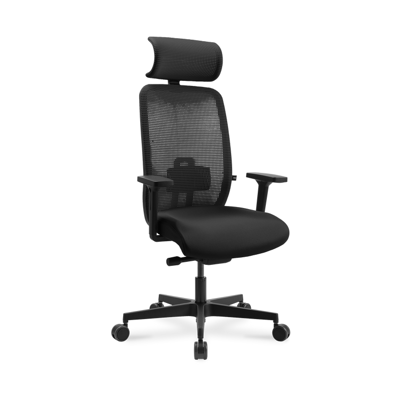 Bürodrehstuhl "SITNESS AIRWAY" inkl. Armlehne + Kopfstütze