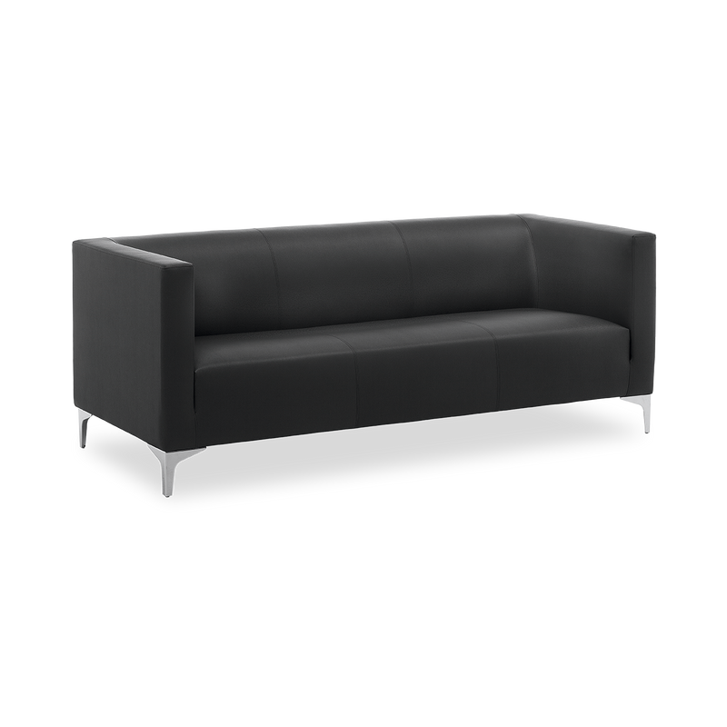 Couch – Argo Light 03 – Platz für 3 Person | Atom schwarz