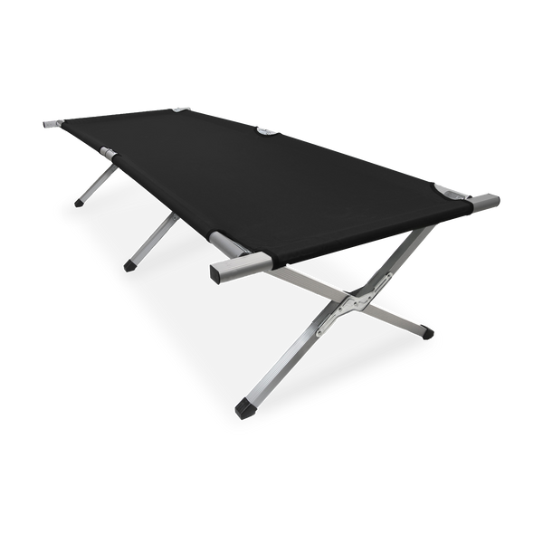 Aluminium-Feldbett 210 x 72 x 45 cm – Bis 180 kg belastbar