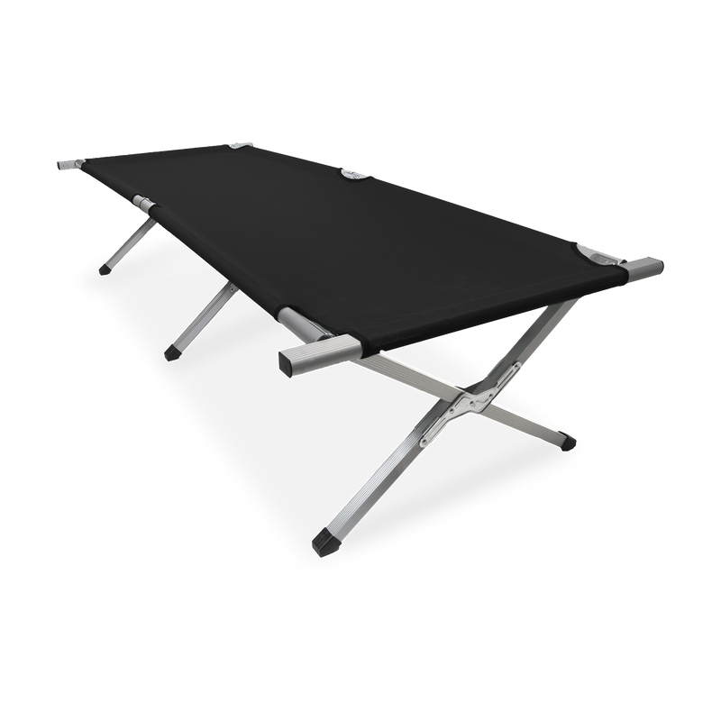 Aluminium-Feldbett 210 x 72 x 45 cm – Bis 180 kg belastbar