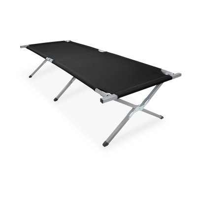 Stahl-Feldbett 210 x 72 x 45 cm – Bis 200 kg belastbar