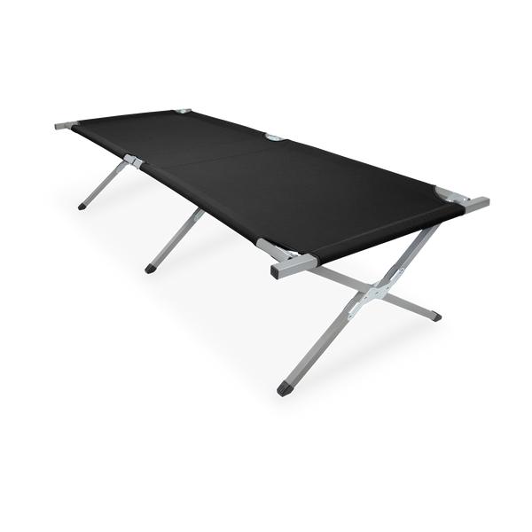 Stahl-Feldbett 210 x 72 x 45 cm – Bis 200 kg belastbar