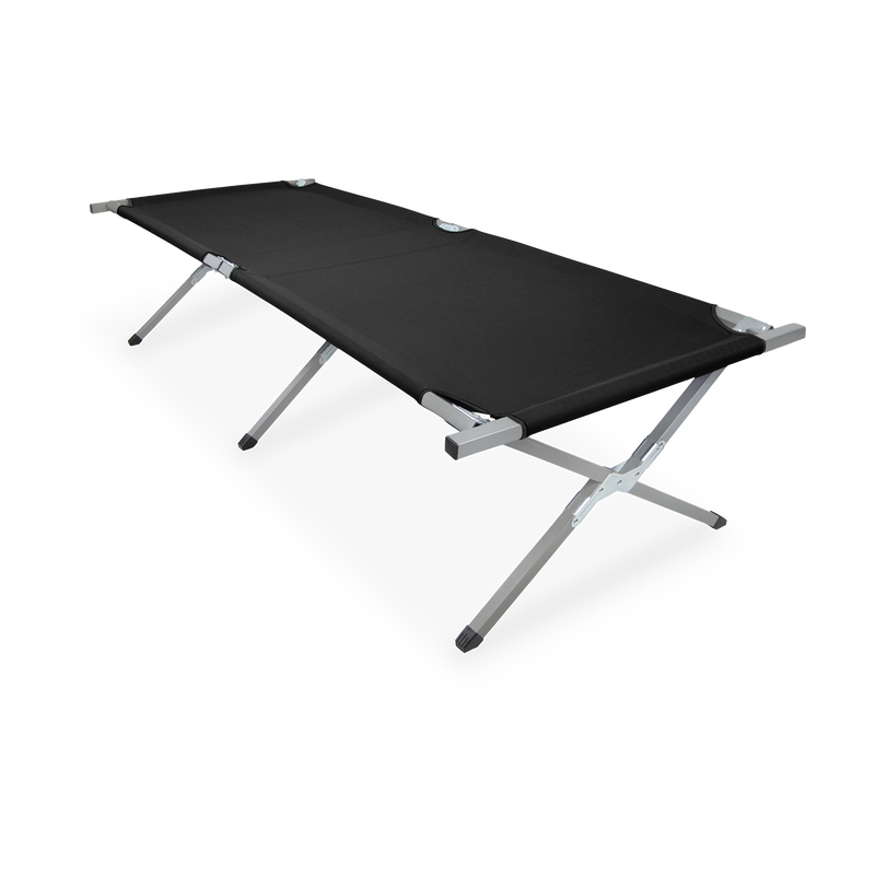 Stahl-Feldbett 210 x 72 x 45 cm – Bis 200 kg belastbar