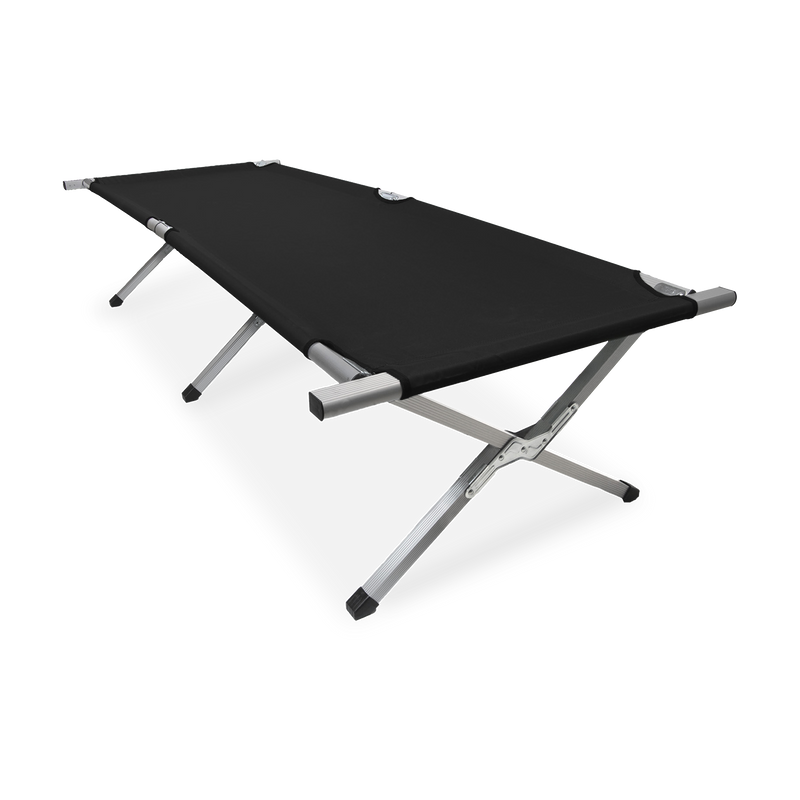 Aluminium-Feldbett 190 x 64 x 41 cm – Bis 150 kg belastbar