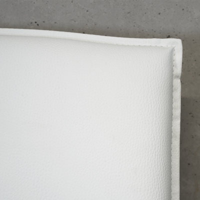 Design-Freischwinger Stuhl mit Armlehnen – Leder