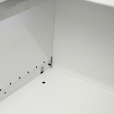 Stahl-Hängeregisterschrank (4 Schübe) – Einbahnig in Signalweiß