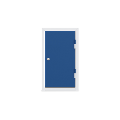 Werkstatt-Hängeschrank (350 mm) mit 1 Fachboden – Lichtgrau