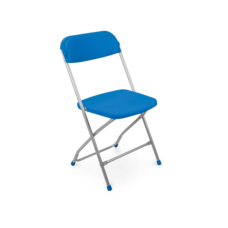 Klappstuhl mit Aluminiumgestell & Kunststoffsitzfläche