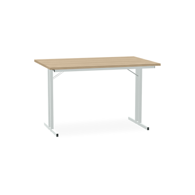 Klapptisch mit T-Fuß – Gestell in Lichtgrau