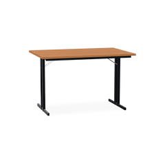 Klapptisch mit T-Fuß – Gestell in Tiefschwarz