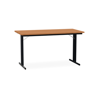 Klapptisch mit T-Fuß – Gestell in Tiefschwarz