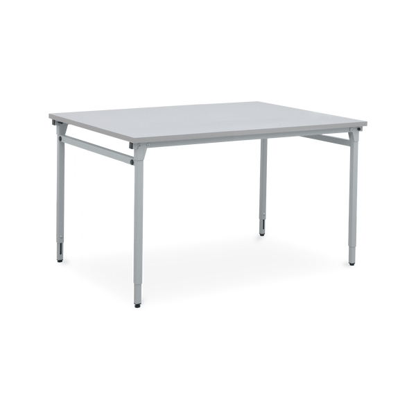 Klapptisch 4-Fuß höhenverstellbar | Lichtgrau