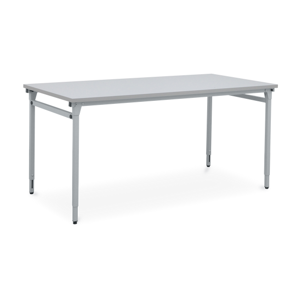 Klapptisch 4-Fuß höhenverstellbar | Lichtgrau