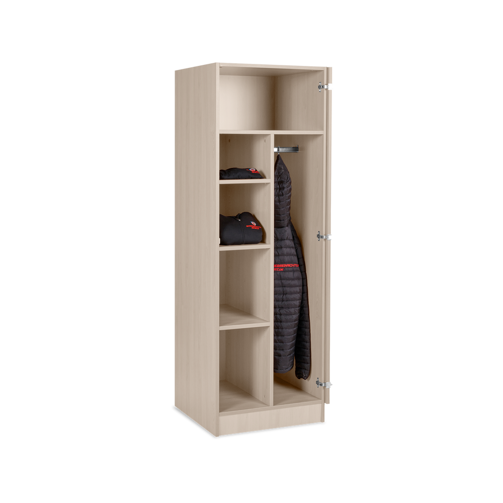 Kleiderschrank 1-türig Buche