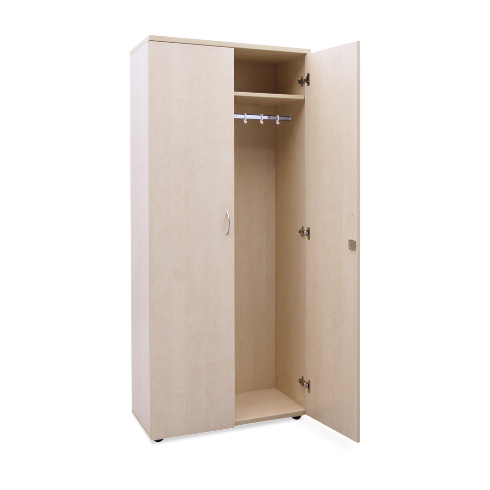 Kleider- & Wäscheschrank Buche
