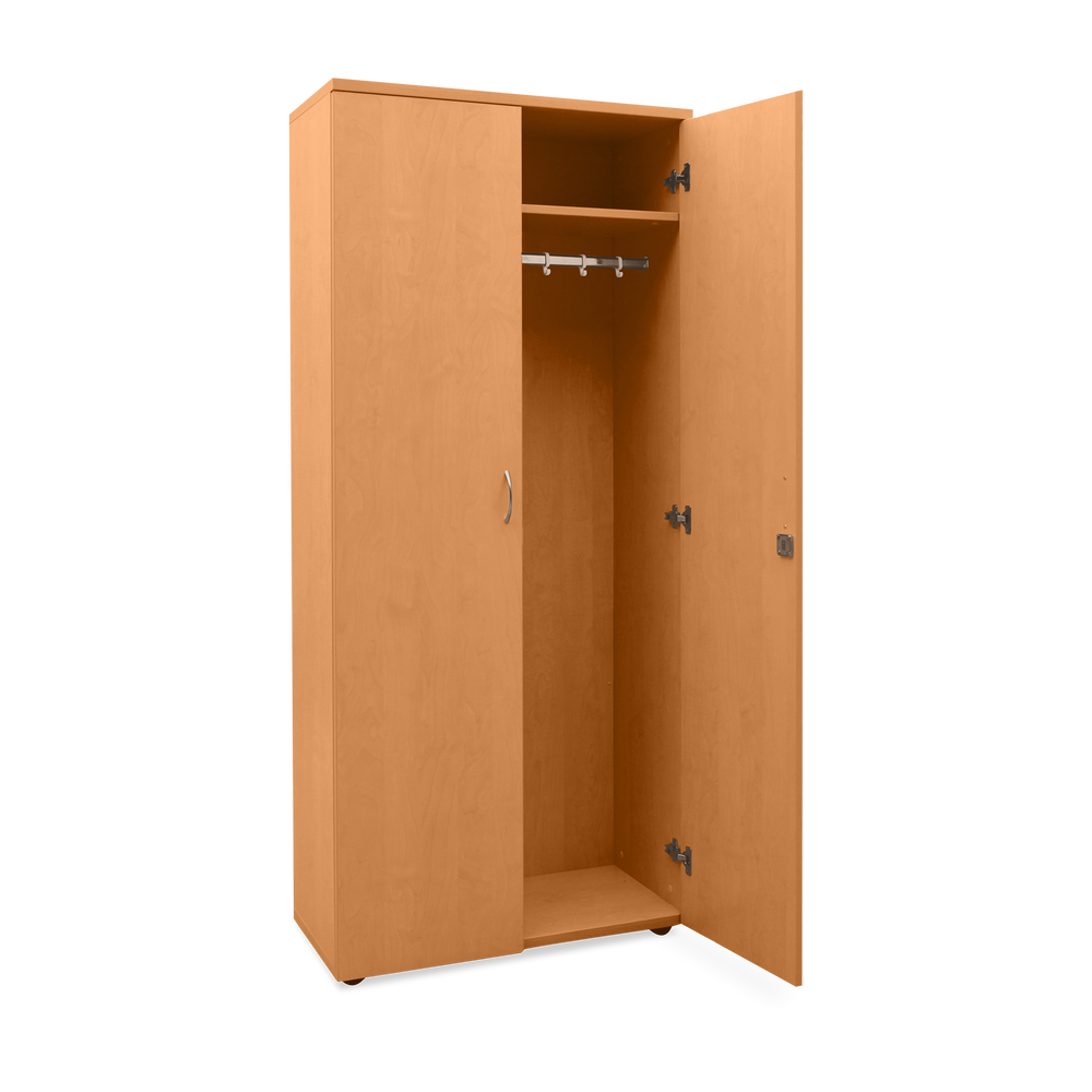 Kleider- & Wäscheschrank Buche